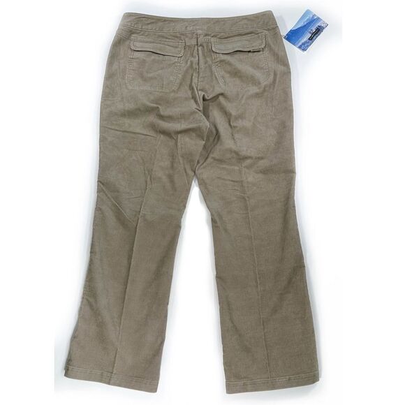 ExOfficio NWT Womens Size 16 Flex Cords Stretch Corduroy Pants Trousers Khaki - Picture 6 of 14